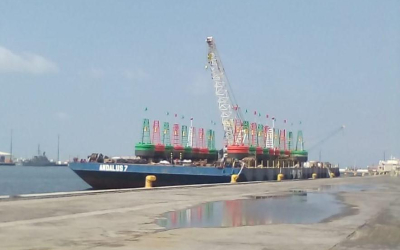Deployment of steel buoys