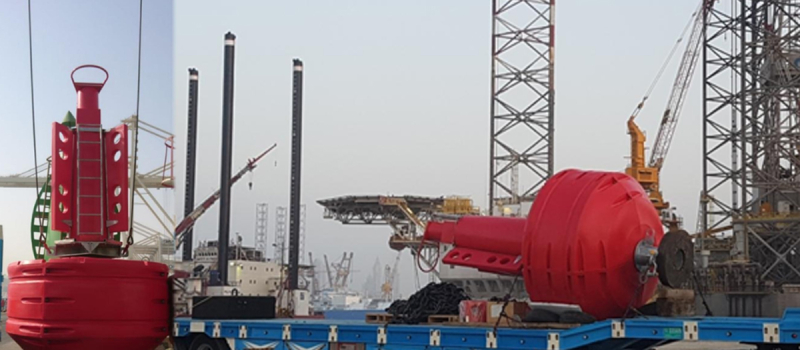 Supply commissioning and deployment of Sealite Trident-2600 Ocean Buoy